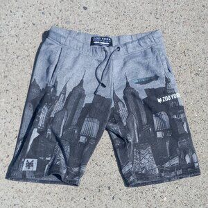 Zoo York Skyline Thread Collective SWEAT SHORTS New York City Landmarks (M)